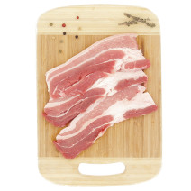 8 pièces de poitrine de porc avec os tranchée Le Porc Français – vue de haut