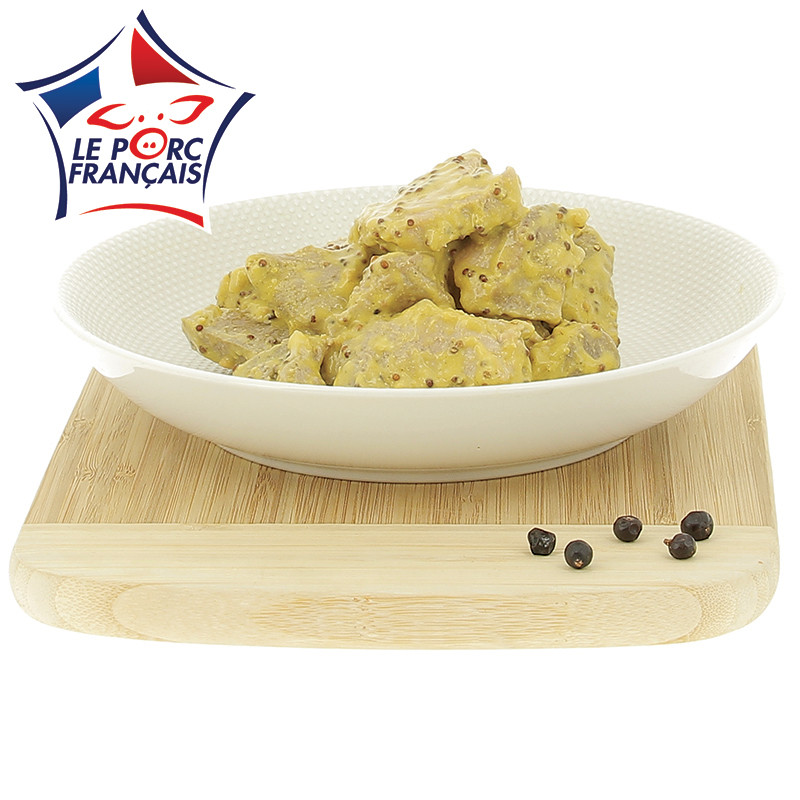 1 kg de sauté de porc à la moutarde à l’ancienne, Le Porc Français