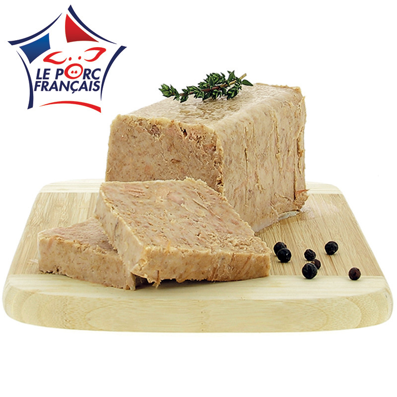 1,2 kg de rillettes du Mans Le Porc Français