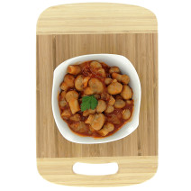 400 g de champignons à la grecque, élaboré en France – vue de haut