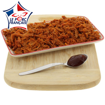 500 g Effiloché de porc BBQ Le Porc Français