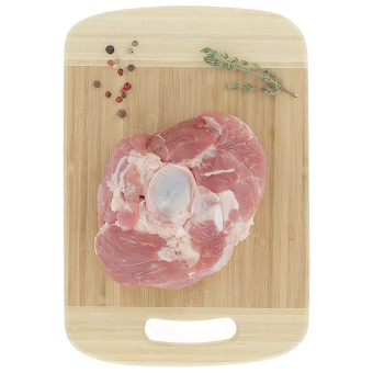 900 g de palette de porc demi-sel crue Le Porc Français – vue de haut