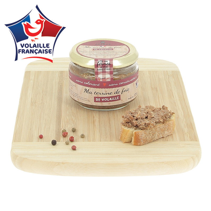 175 g de terrine de foie de volaille, Volaille Française