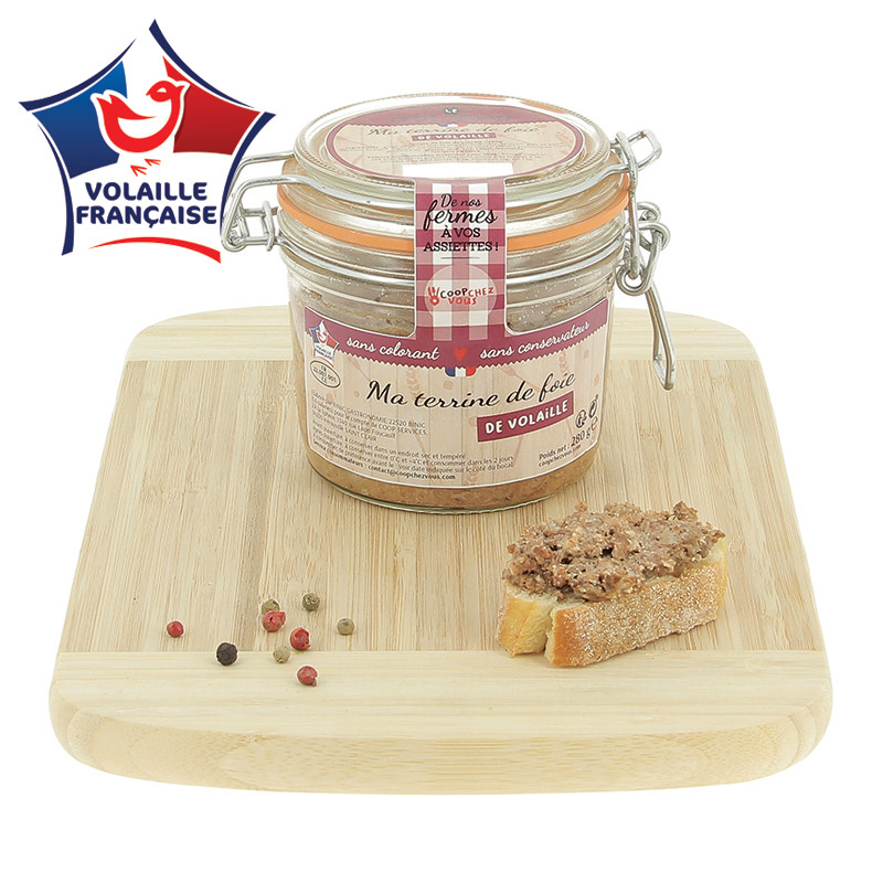 280 g de terrine de foie de volaille, Volaille Française