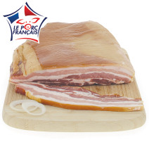 2 kg100 de poitrine de porc fumée Le Porc Français