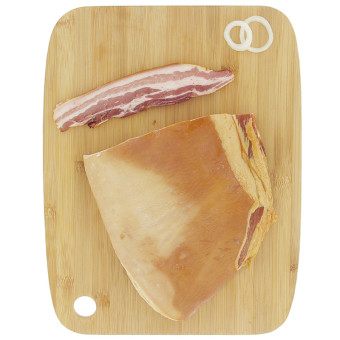 2 kg100 de poitrine de porc fumée Le Porc Français – vue de haut