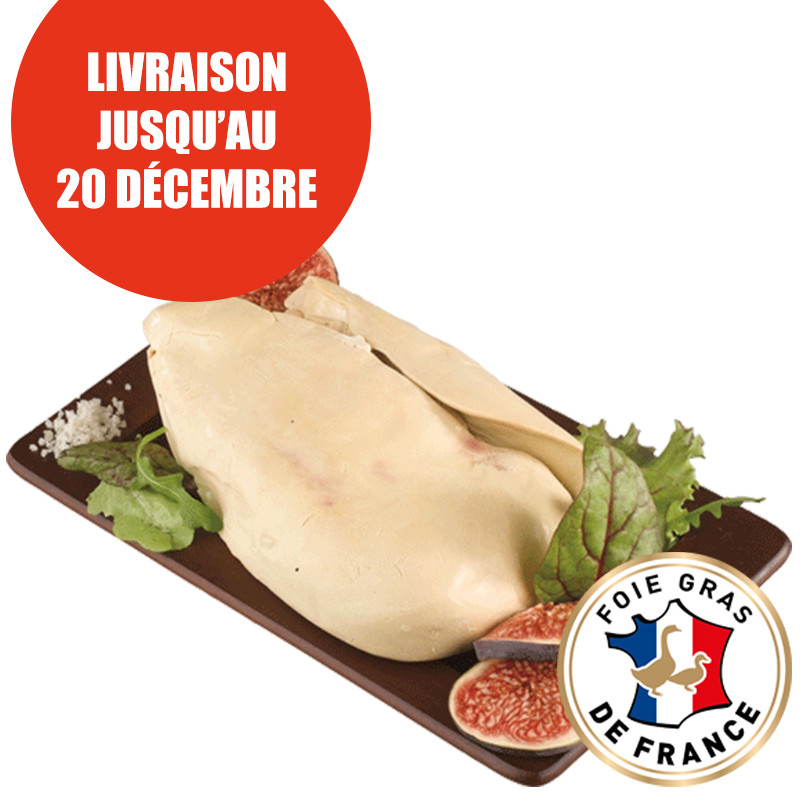 Foie gras de canard extra déveiné 570g environ