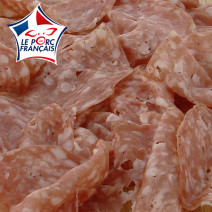 80 g de chiffonnade de rosette Le Porc Français – vue rapprochée