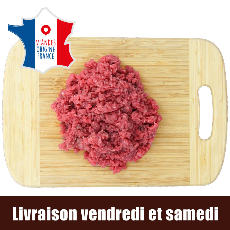 Viande hachée pur boeuf vrac 15%MG 300G 