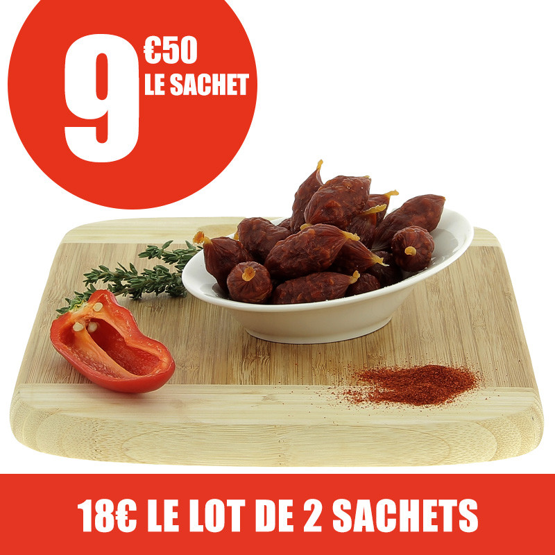 Grignotons chorizo 500g environ