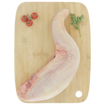 1kg900 de langue de bœuf coupe suisse Boeuf origine France – vue de haut