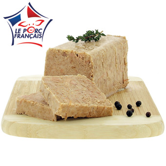1,2 kg de rillettes du Mans Le Porc Français