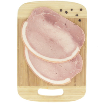 6 tranches de jambon à griller Le Porc Français – vue de haut