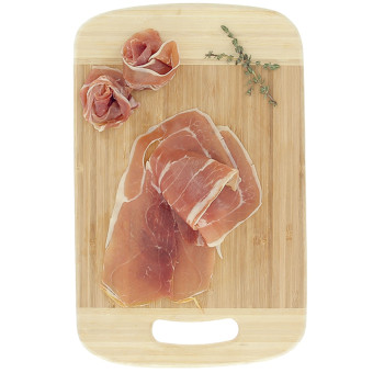 6 tranches de jambon sec supérieur Label Rouge – vue de haut