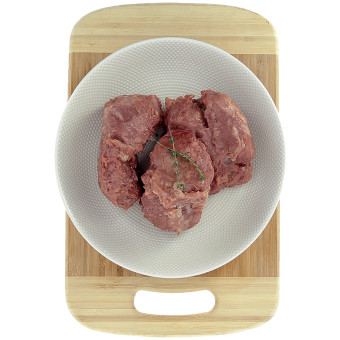 1,5 kg de noix de joue de porc confite à la graisse de canard Le Porc Français – vue de haut