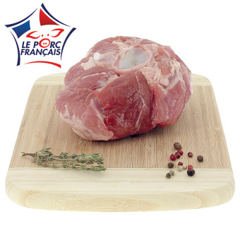 900 g de palette de porc demi-sel crue Le Porc Français