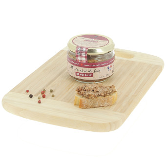 175 g de terrine de foie de volaille, Volaille Française – vue de côté