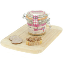 280 g de terrine de campagne à l’andouille de Guémené – vue de haut