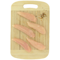 500 g d’aiguillettes de poulet, Volailles Origine France – vue de haut