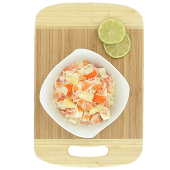 2,5 kg de salade traiteur Alaska – vue de haut