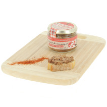 175 g de terrine de campagne au piment d’Espelette Label Rouge – vue de haut