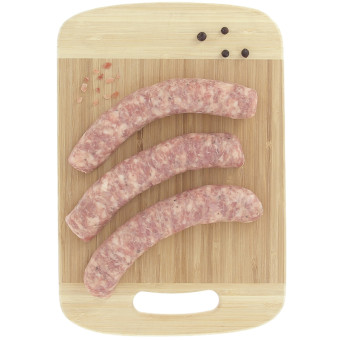 Saucisses de 130 g, Le Porc Français – vue de haut