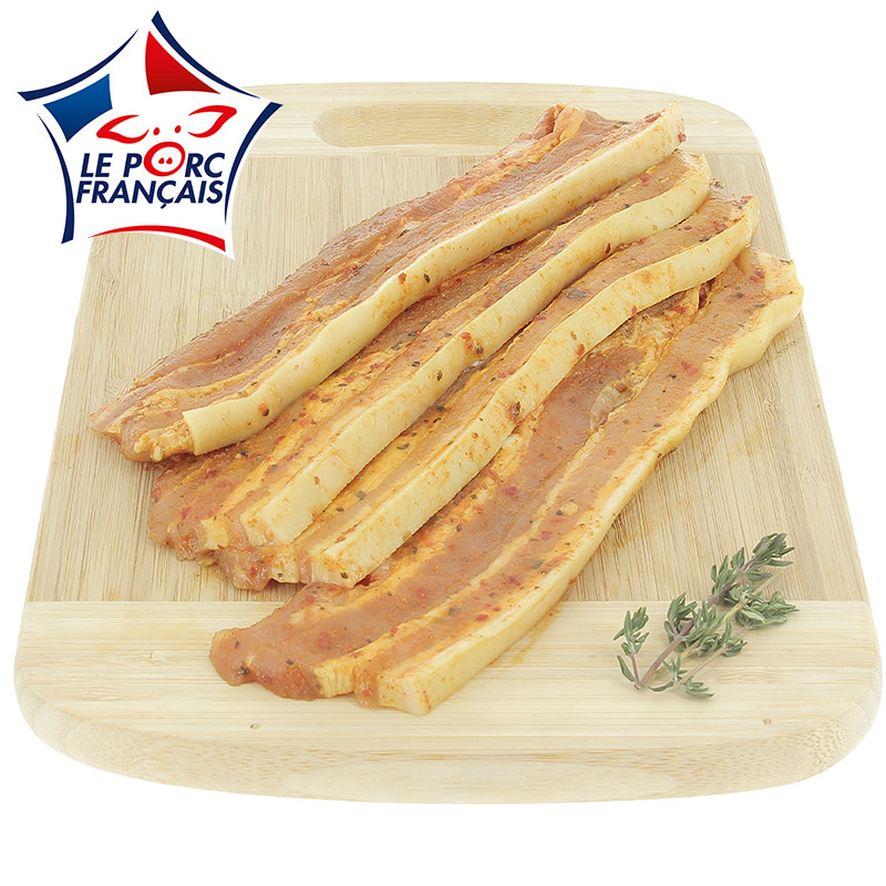 8 tranches de poitrine de porc à la provençale, Le Porc Français
