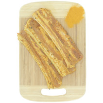 8 tranches de poitrine de porc marinée au curry et à la mangue, Le Porc Français – vue de haut