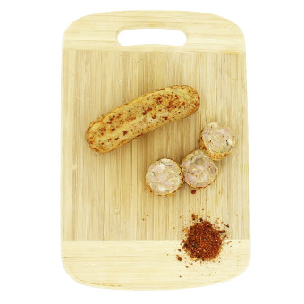 4 andouillettes de porc mexicaine Le Porc Français – vue de haut