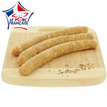 Chipolata au curry 80 g, Le Porc Français