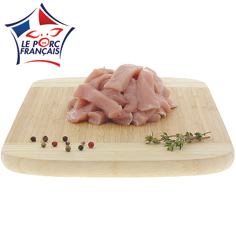 2 kg d’émincés de porc, Le Porc Français