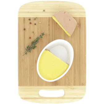 250 g de mousse de canard terrine Viandes Origine France – vue de haut