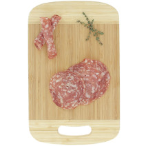 12 tranches de rosette Label Rouge, Le Porc Français – vue de haut