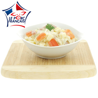 1,5 kg de salade traiteur trio de chou, jambon et comté, Le Porc Français