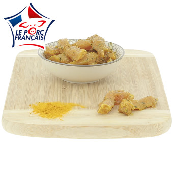 500 g de wok de porc mariné à l’indienne, Le Porc Français