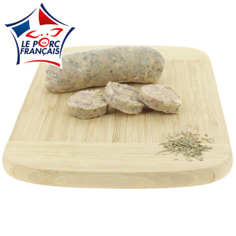 4 andouillettes Pur Porc aux Herbes, Le Porc Français