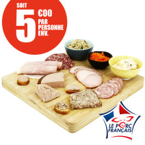 Colis buffet froid pour 30 personnes environ Le Porc Français