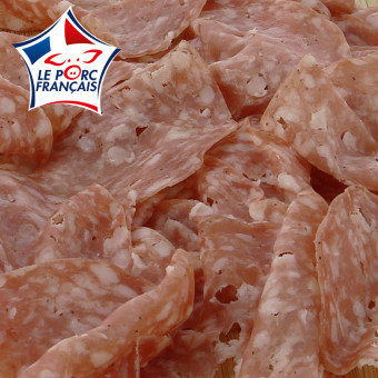 80 g de chiffonnade de rosette Le Porc Français – vue rapprochée