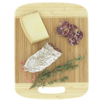 saucisson sec au beaufort - vue de haut