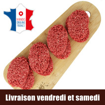 colis steaks hachés - vue de haut