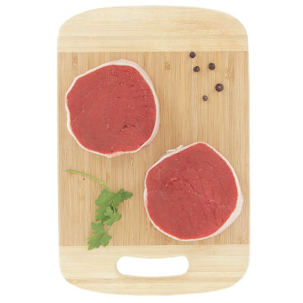 2 tournedos de boeuf charolais, Viande Bovine Française - vue de haut