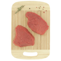 2 pavés de rumsteck de bœuf charolais, Viande Bovine Française - vue de haut