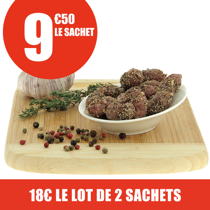 grignotons poivre 500 g - vue produit