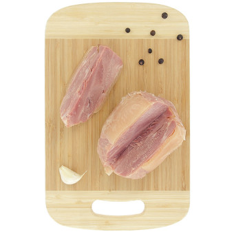 jambon cuit supérieur avec os 500 g - vue de haut