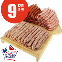 Achat Colis chipolatas Merguez de porc en Ligne | Coop Chez Vous
