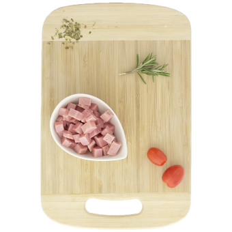 1 kg de dés de jambon cuit Le Porc Français – vue de haut