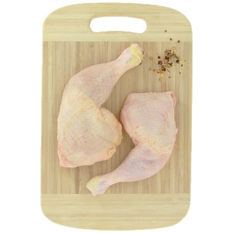 1 kg de cuisse de poulet avec dos Volaille Française – vue de haut