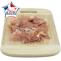 80 g de chiffonnade de jambon sec Le Porc Français