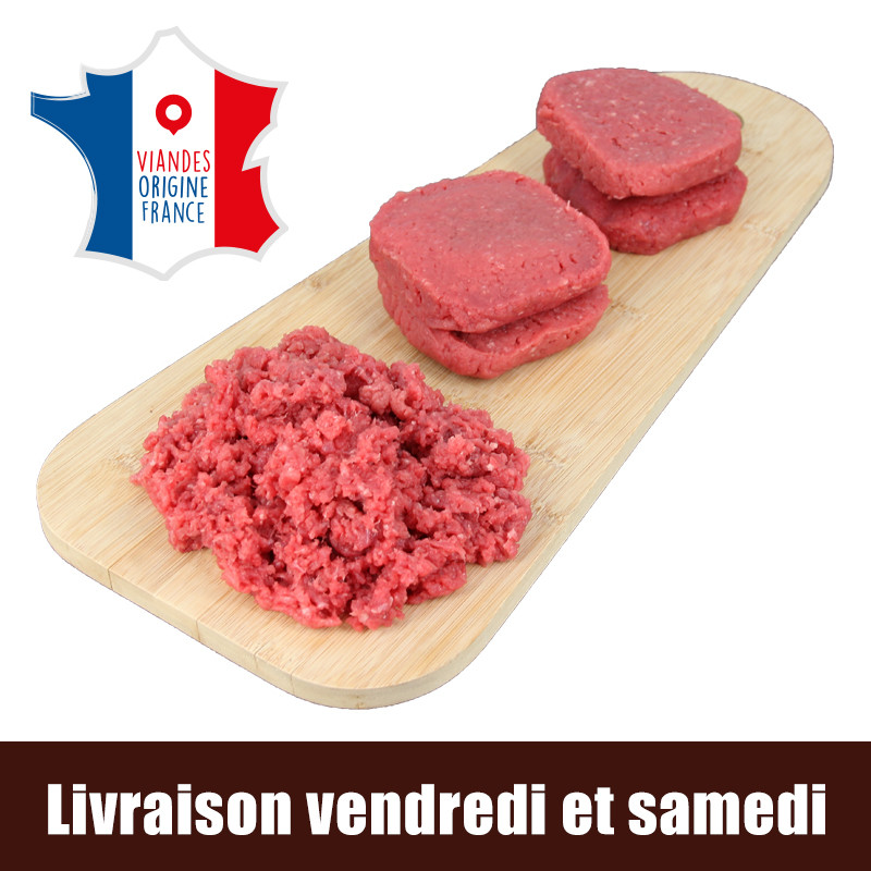 colis haché de bœuf - vue produit