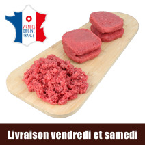 colis haché de bœuf - vue produit